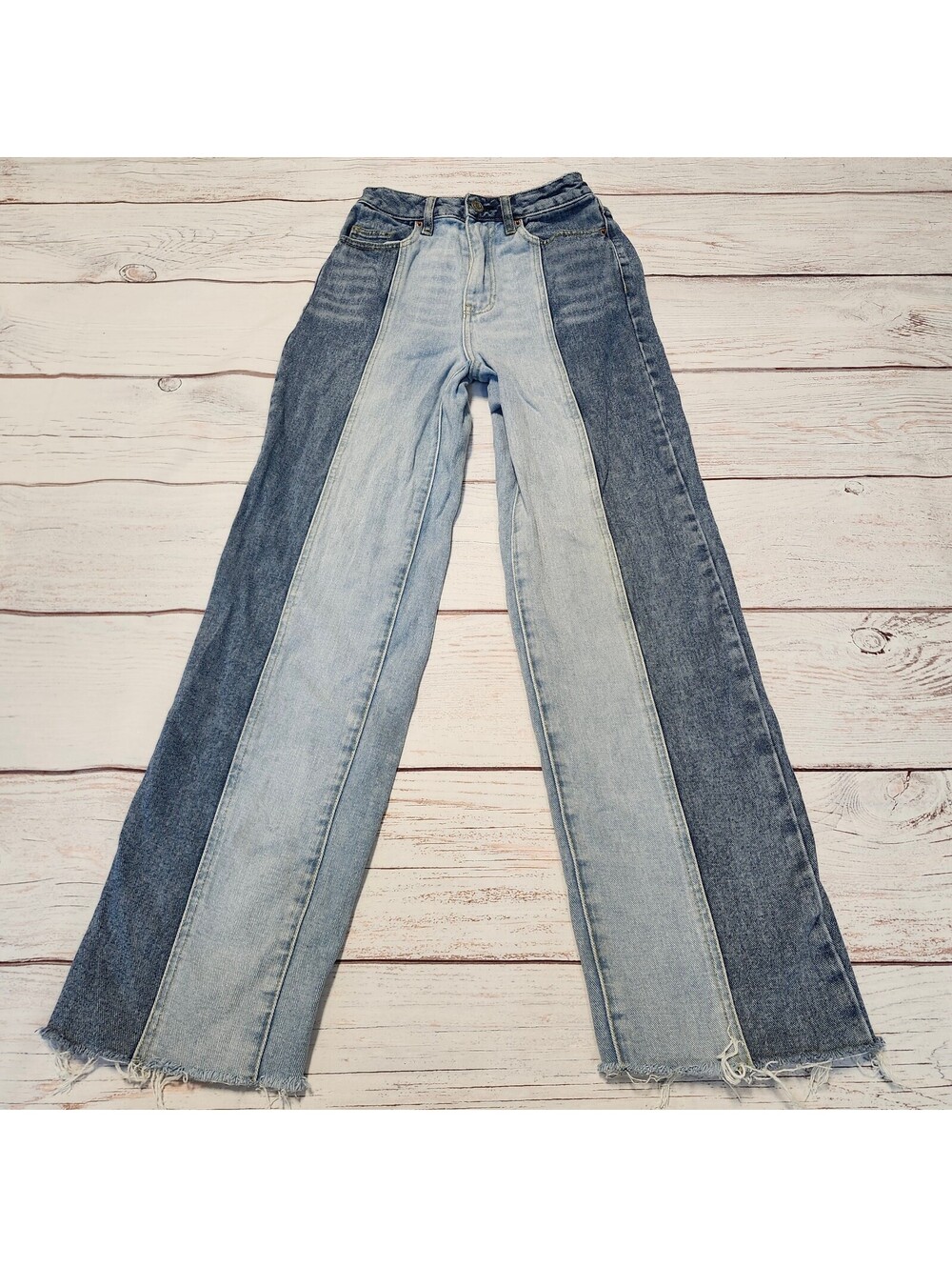 PacSun Two-Tone 90's Boyfriend Denim Jeans Size 24
